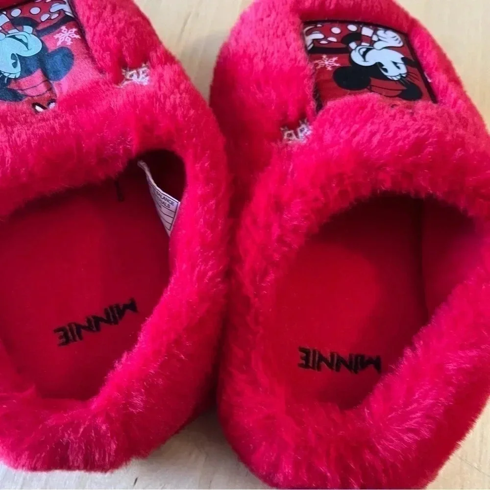 Disney's Slippers 13-1 Minnie Mouse Clog Red